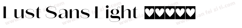 Lust Sans Light字体转换